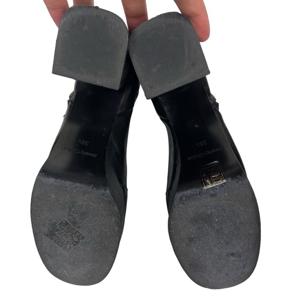 Anthropologie x See By Chloe Jenny Leather Platform Boots - Picture 7 of 9
